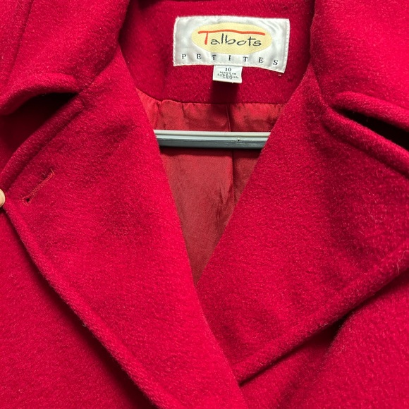 Talbots women double breasted wool coat - Picture 9 of 9
